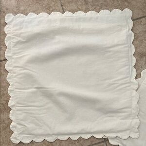 Zara Home Scalloped Pillow Covers